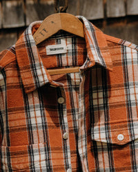 The Crater Shirt in Brick Plaid