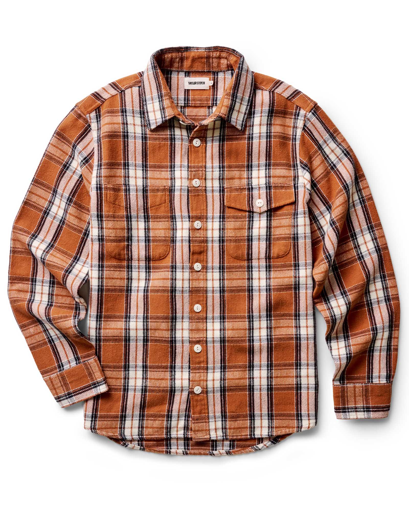 The Crater Shirt in Brick Plaid