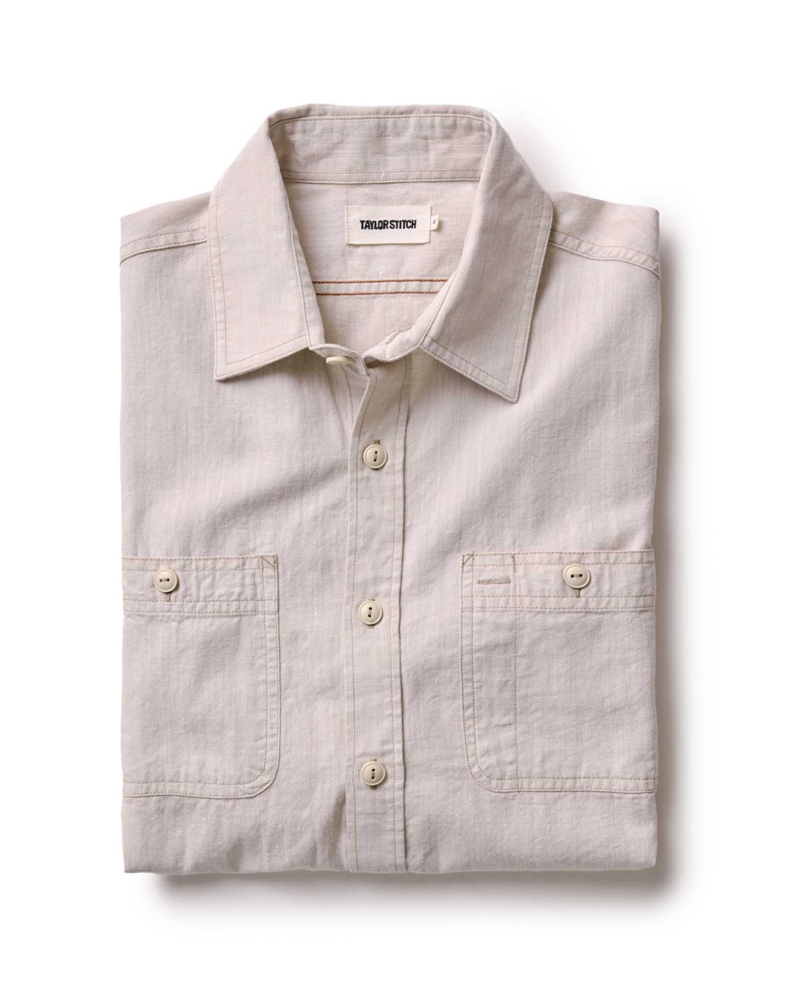 The Foundry Shirt in Natural Chambray