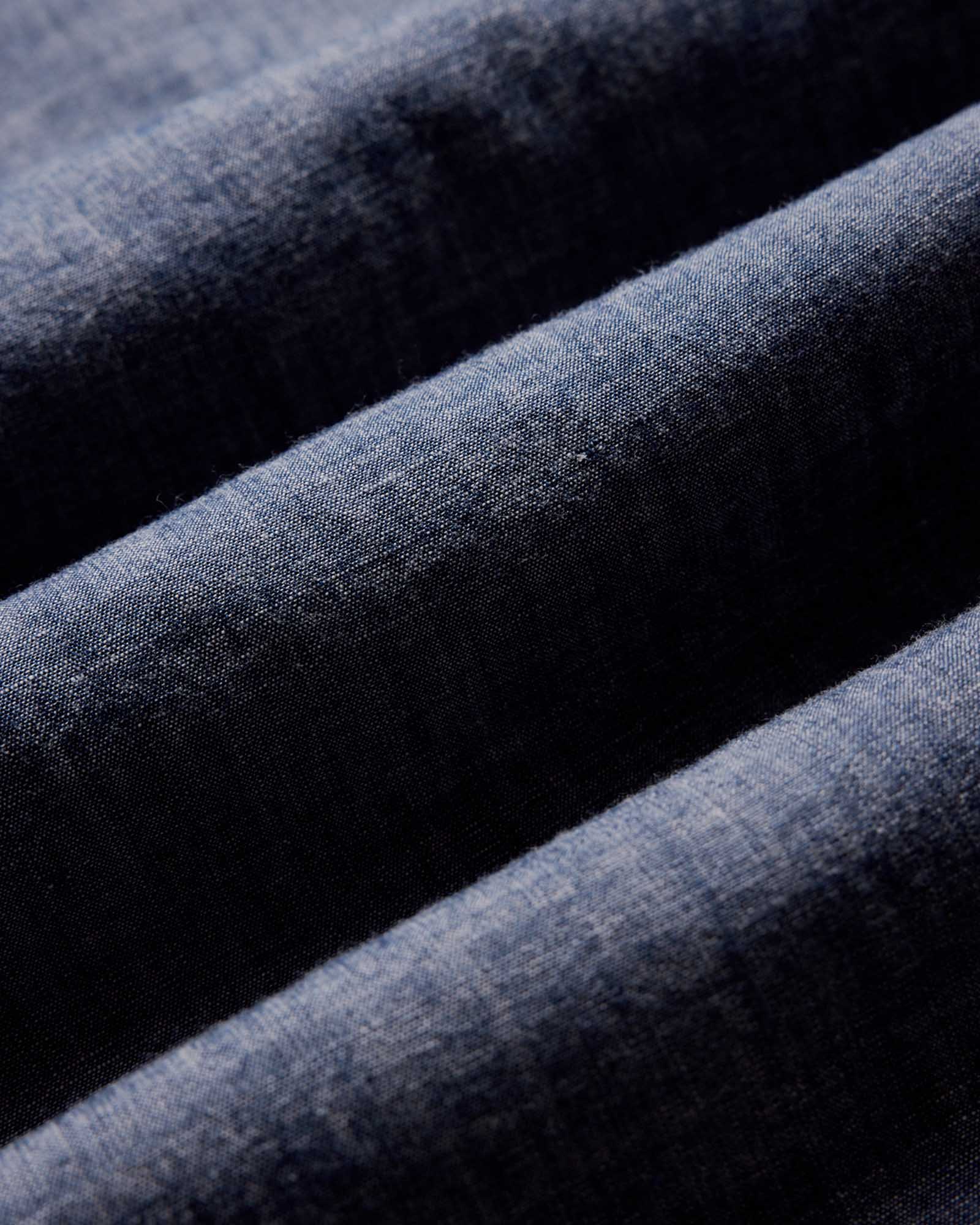 The Foundry Shirt in Rinsed Indigo Chambray