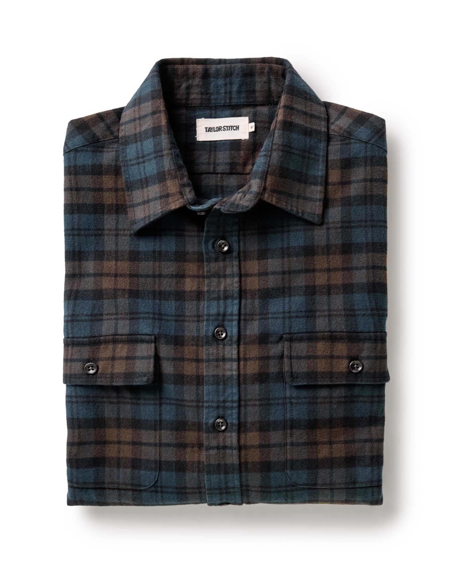 The Yosemite Shirt in Wetlands Plaid