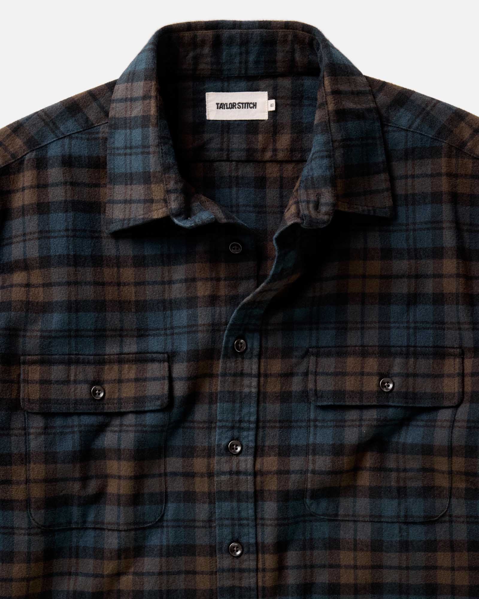 The Yosemite Shirt in Wetlands Plaid