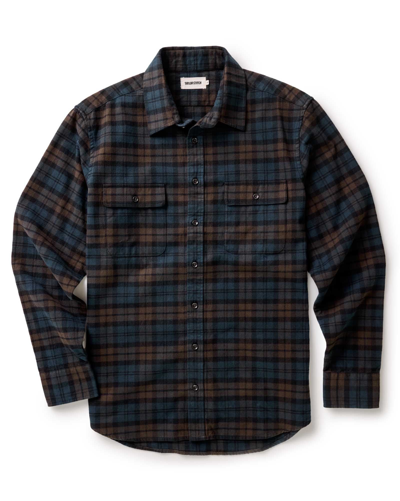 The Yosemite Shirt in Wetlands Plaid