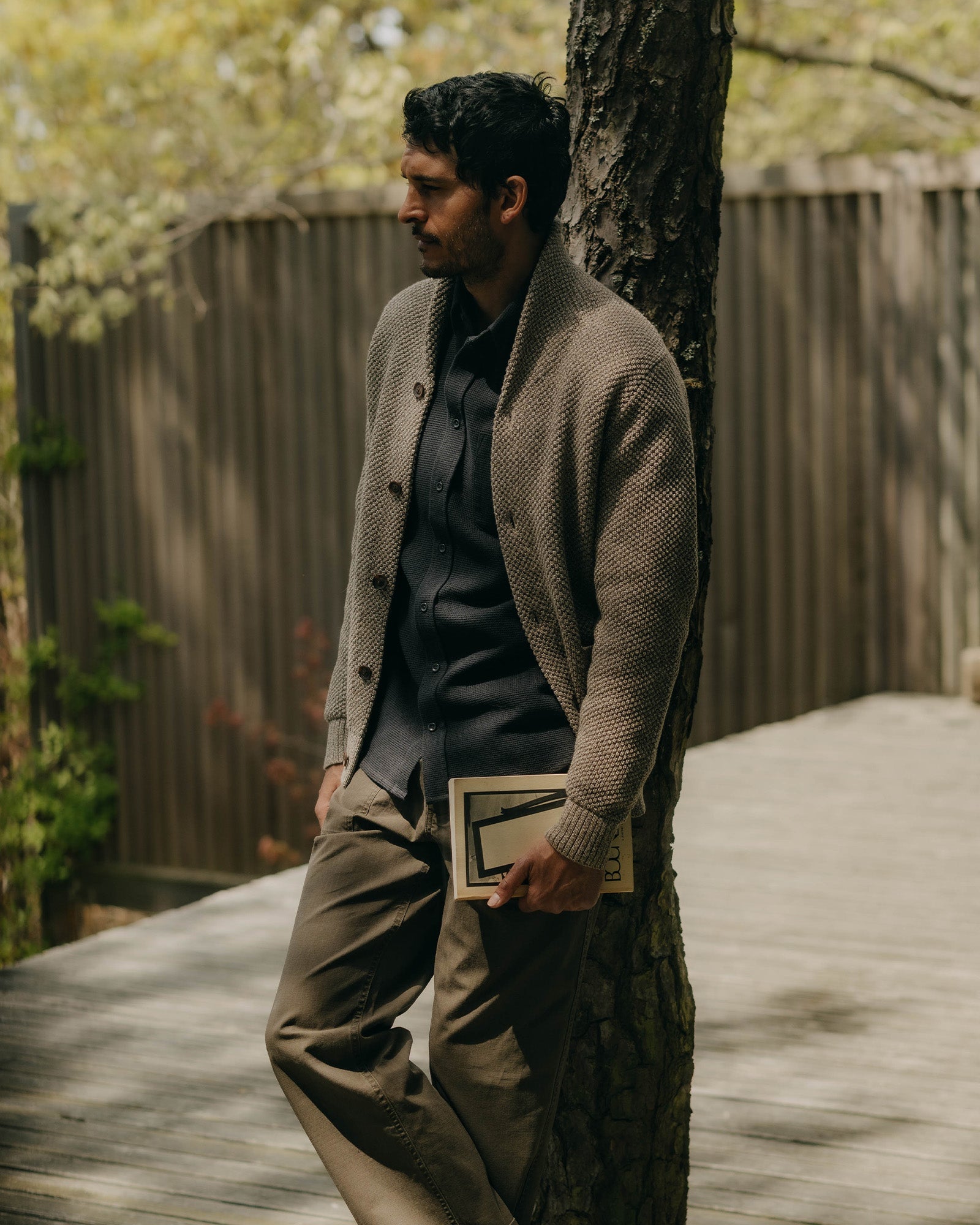 The Crawford Sweater in Coffee Twist