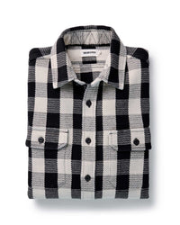 The Division Shirt in Black Ingigo Check