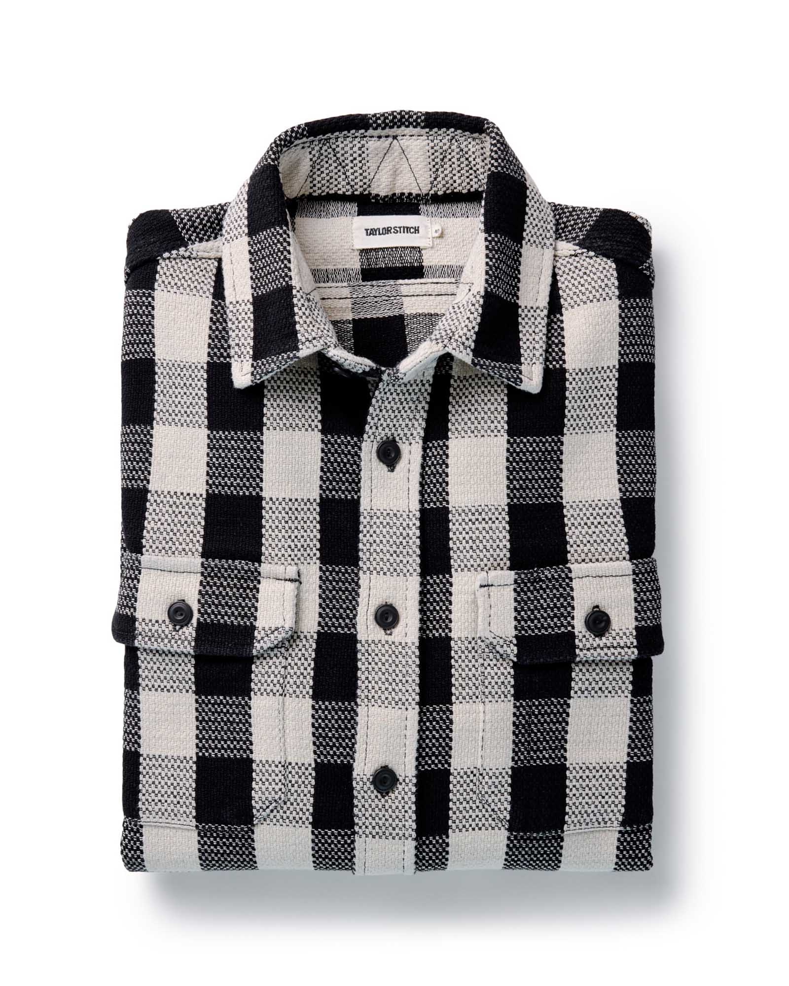 The Division Shirt in Black Ingigo Check