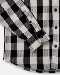 The Division Shirt in Black Ingigo Check