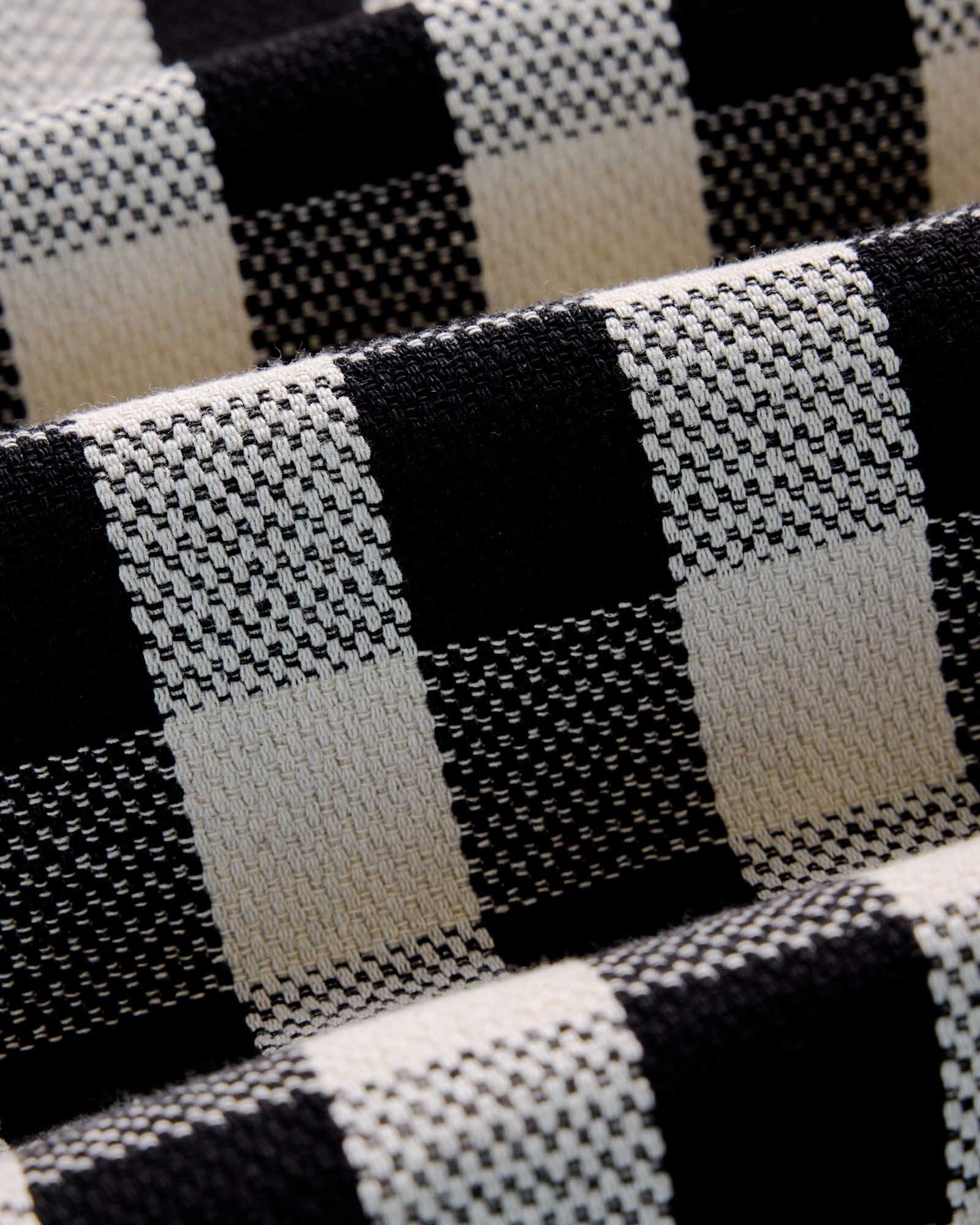 The Division Shirt in Black Ingigo Check