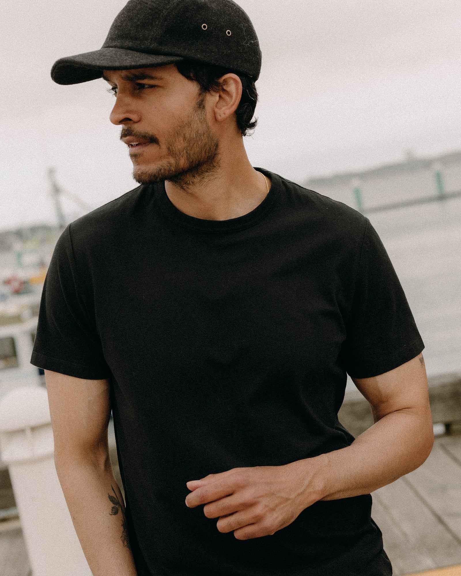 The Organic Cotton Tee in Black