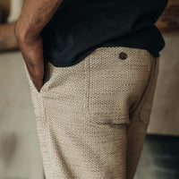 Apres Pant in Natural Sashiko