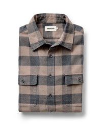 The Yosemite Shirt in Heather Sable Buffalo Check