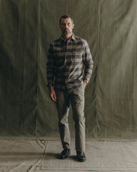 The Yosemite Shirt in Heather Sable Buffalo Check