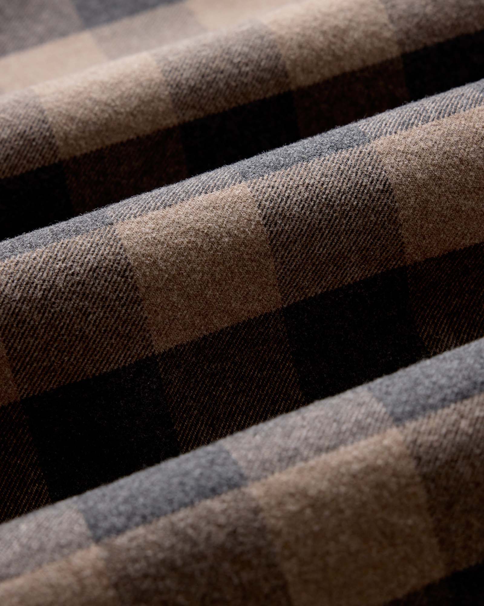 The Yosemite Shirt in Heather Sable Buffalo Check