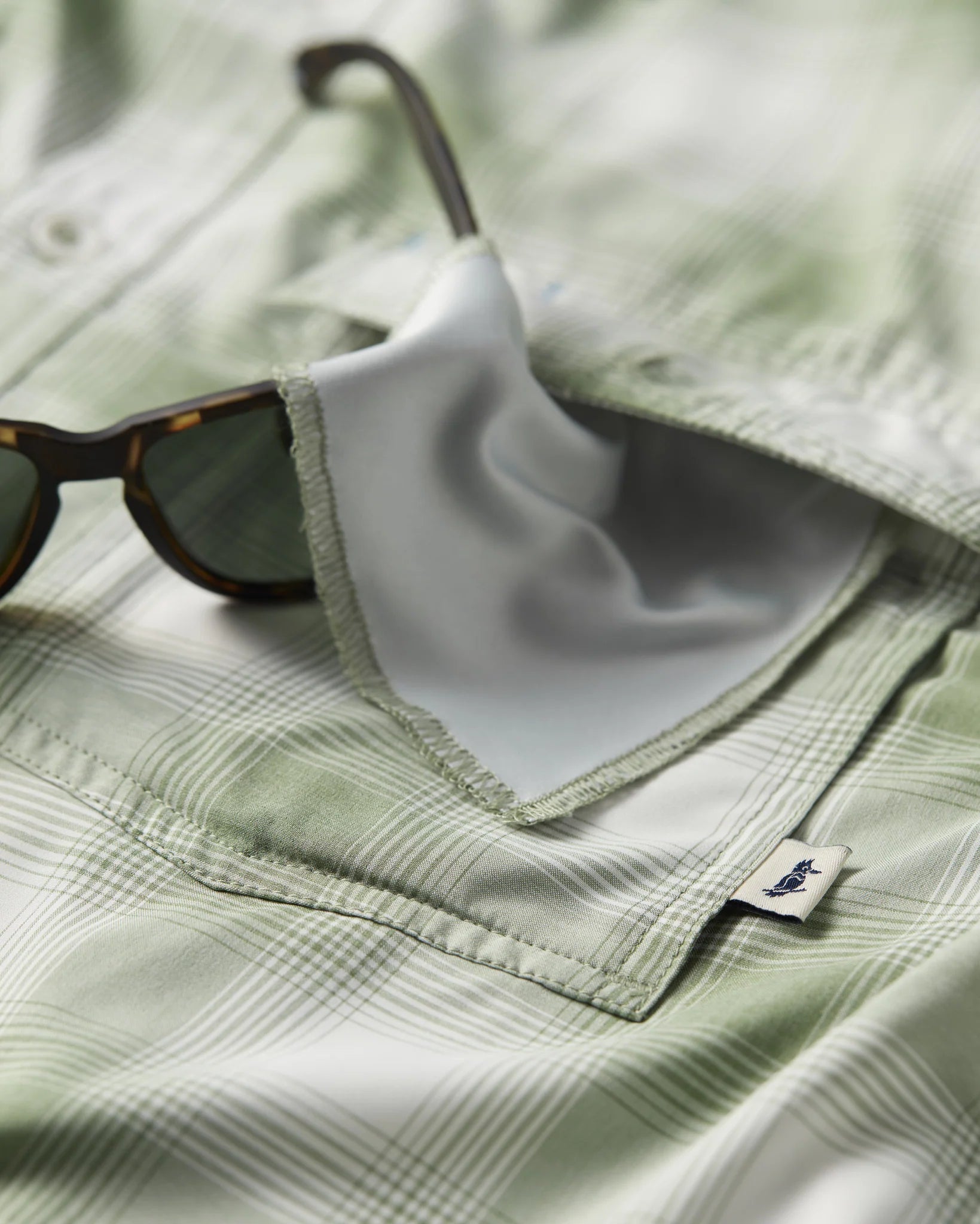 Kingfisher SS Shirt - Sage Kirby Plaid