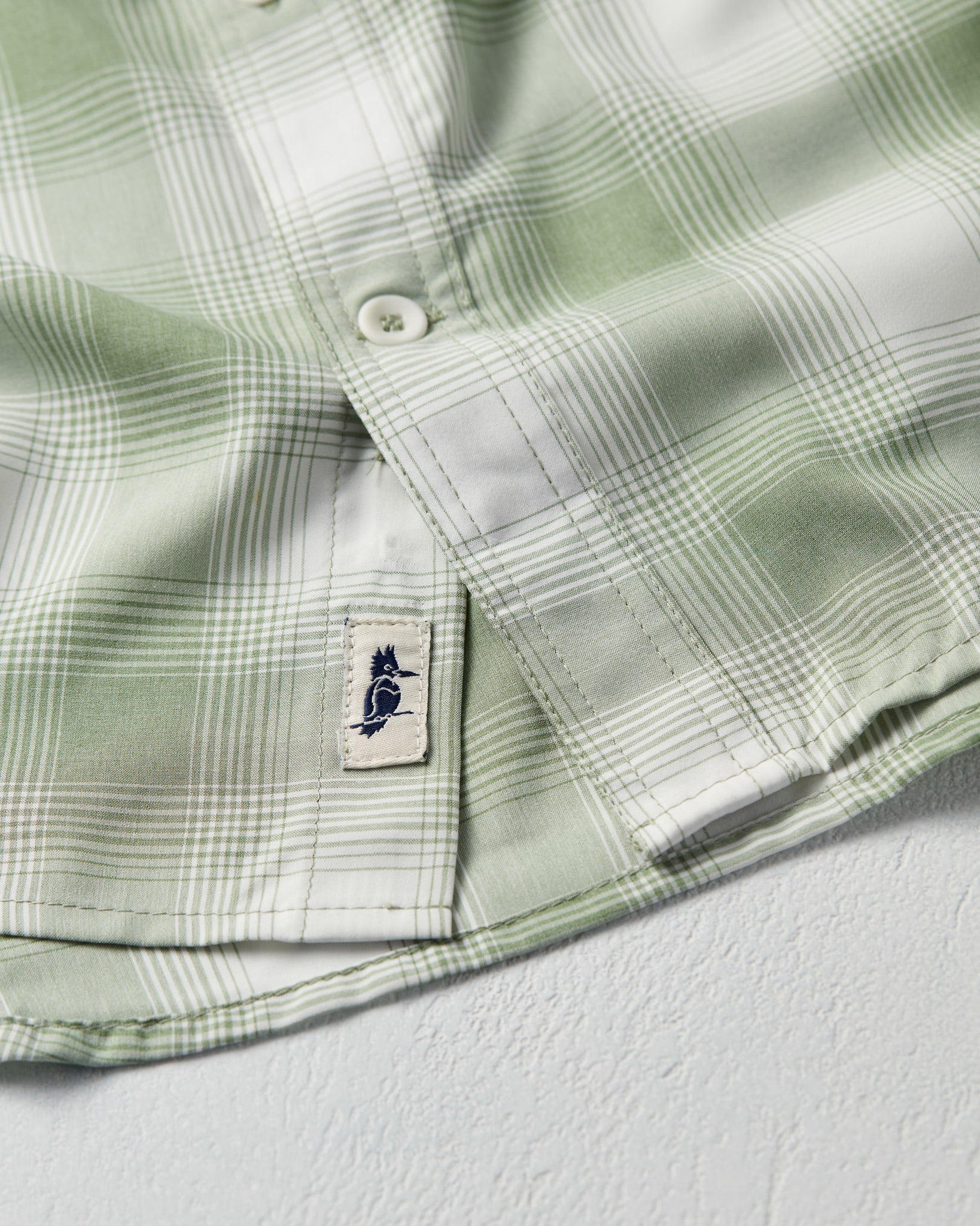 Kingfisher SS Shirt - Sage Kirby Plaid