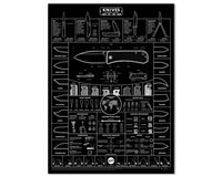 Blackout Edition Pocket Knife Poster 18x24"