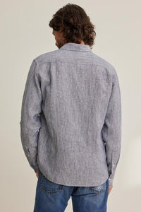Caruso Linen Button-Up Shirt