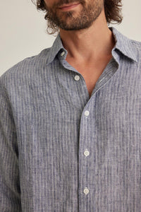 Caruso Linen Button-Up Shirt