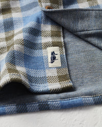 Tidal Knit Shirt - Bluebird Meridian Plaid