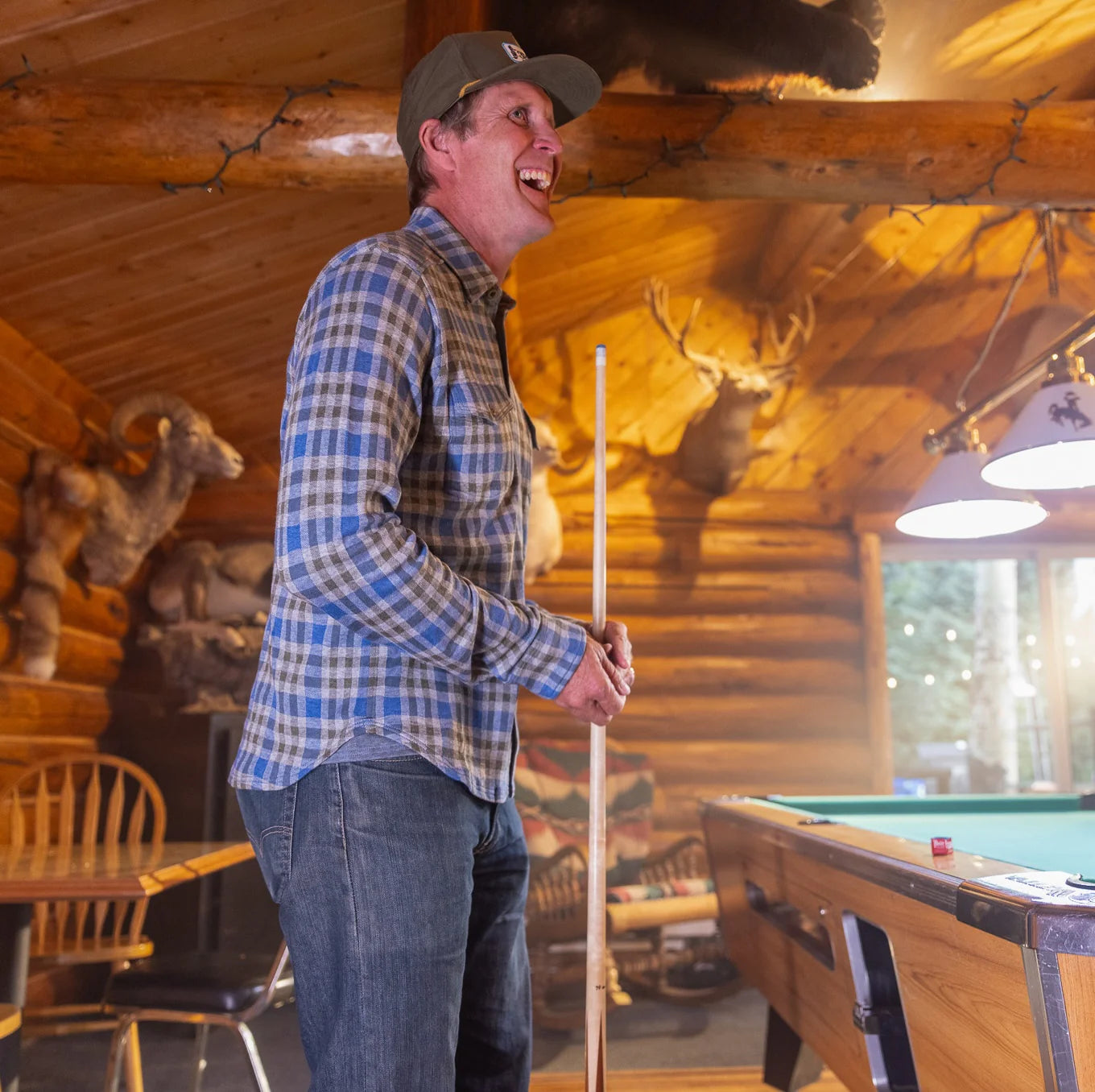 Tidal Knit Shirt - Bluebird Meridian Plaid