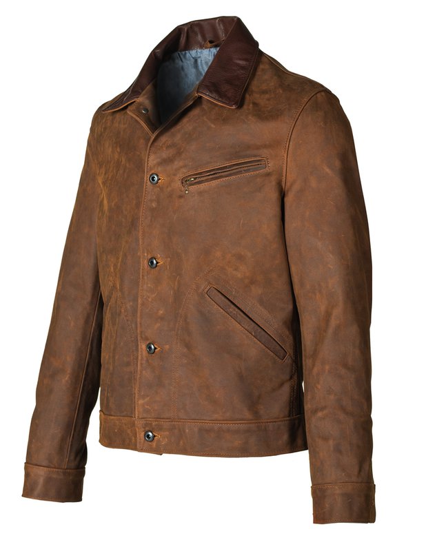 Nubuck Cowhide Mechanic's Jacket