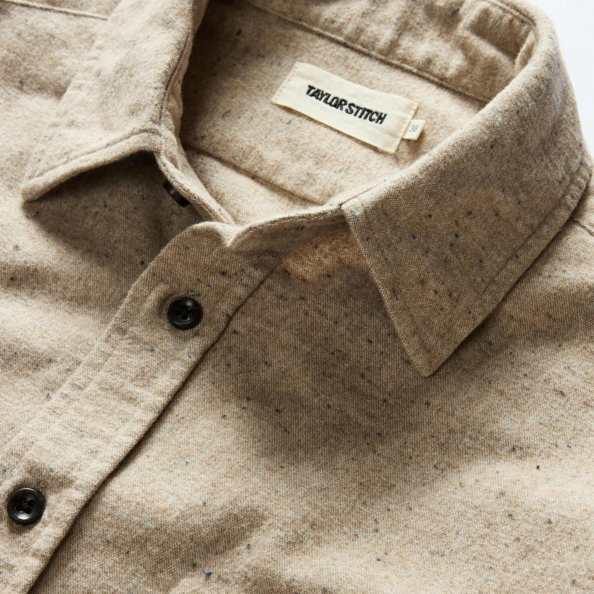 The Yosemite Shirt in Oat Donegal