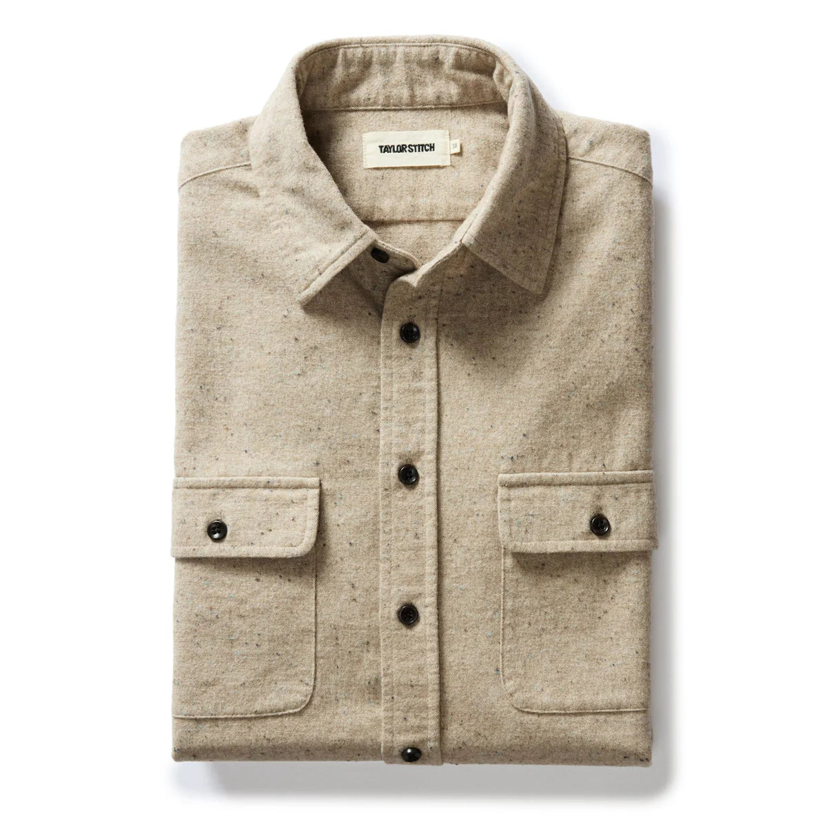 The Yosemite Shirt in Oat Donegal