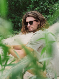 Pierce 55 - Brindle Tortoise - Green Polarized