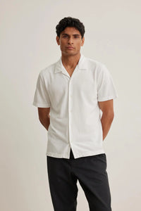 Martyn Pique Button-Up Shirt