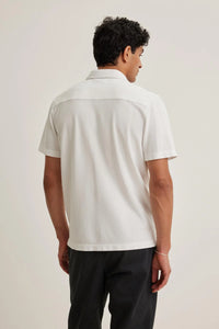 Martyn Pique Button-Up Shirt