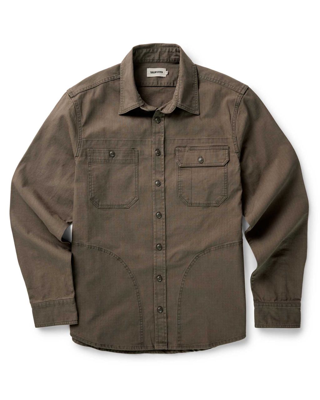 The Field Overshirt in Mushroom Ripstop
