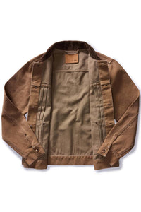 The Ryder Jacket in Tobacco Chipped Canvas