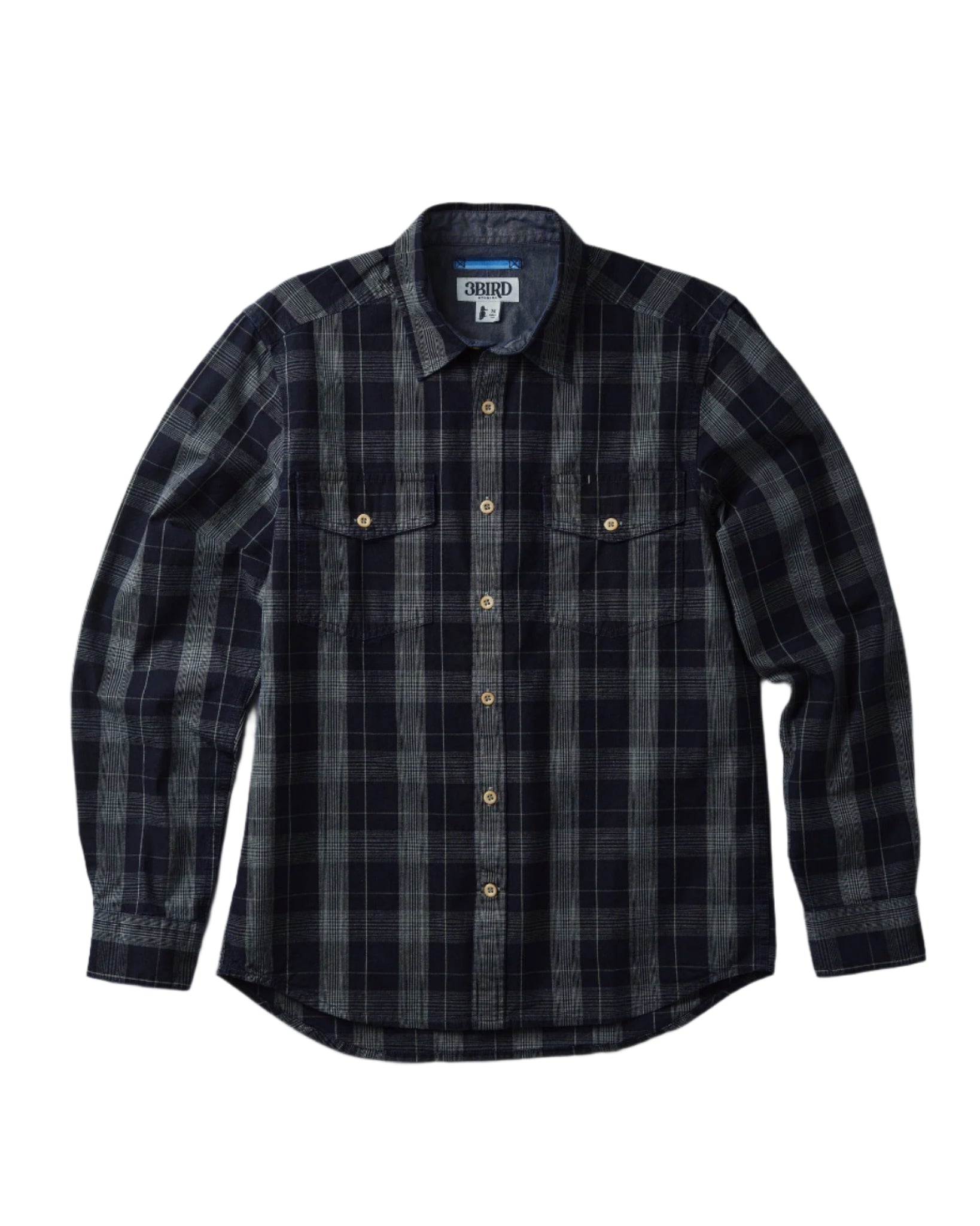 Stellar LS Shirt - Pewter Rosario Plaid