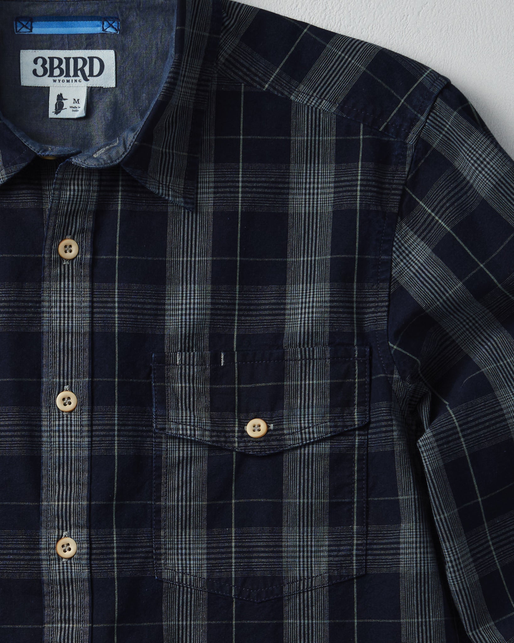 Stellar LS Shirt - Pewter Rosario Plaid