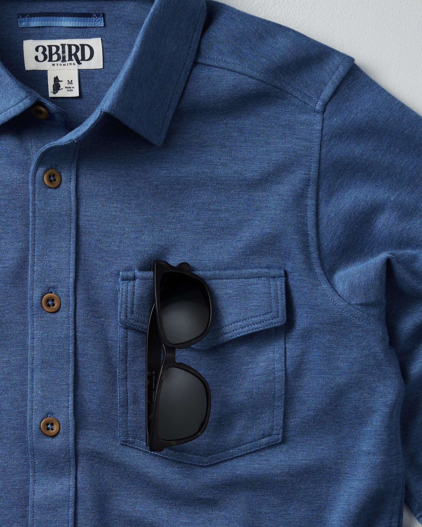 Tidal Knit Shirt - Bluebird