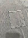 Azad S/S Pocket Flat Knitted Tee in Indigo
