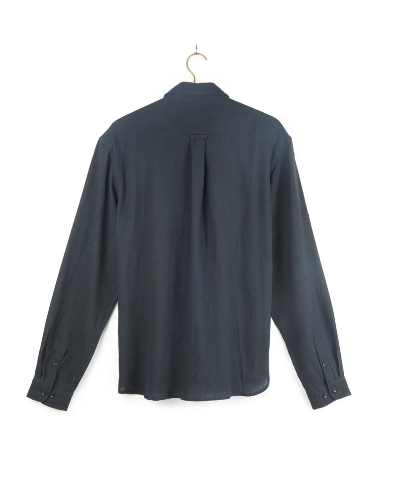 Neil Long Sleeves Shirt Cotton Kora In Black