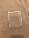 Azad S/S Pocket Flat Knitted Tee in Tea