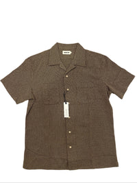 The Conrad Shirt in Cocoa Dobby