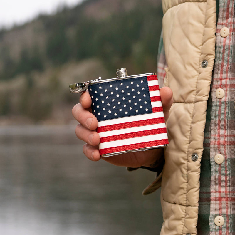 Stainless Steel Flask - American Flag