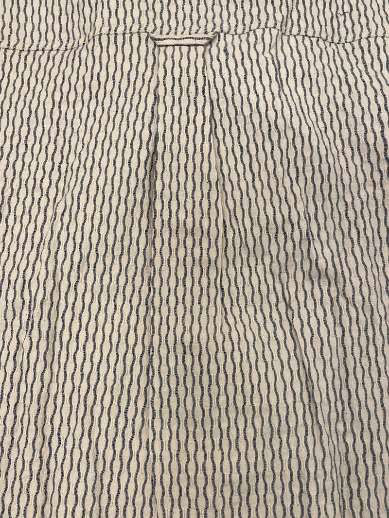 Vivek Shirt - Distortion Weave - Natural/Indigo