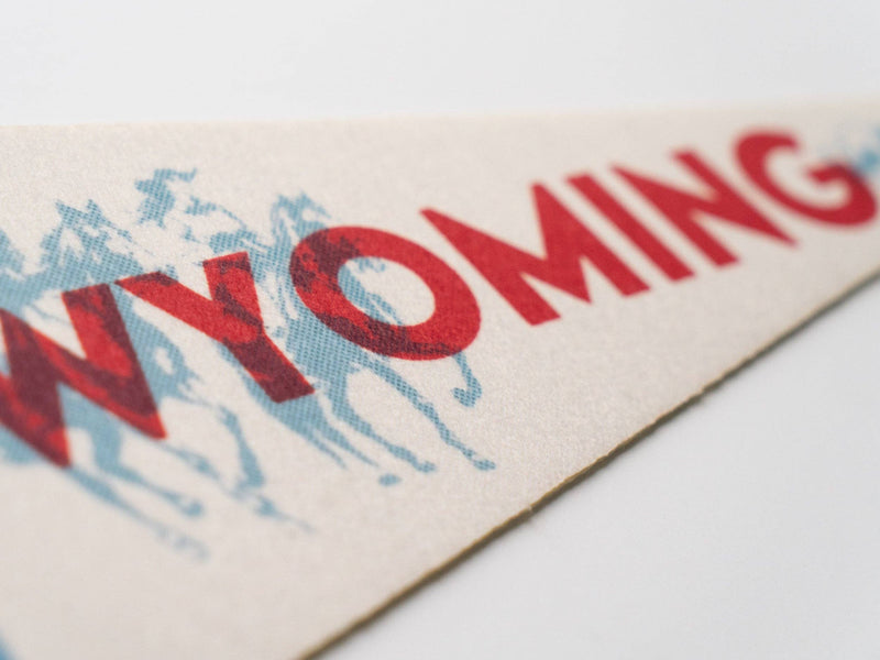 Wyoming Felt Pennant