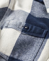 Frontier Flannel - Dove Bison Check