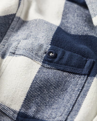 Frontier Flannel - Dove Bison Check