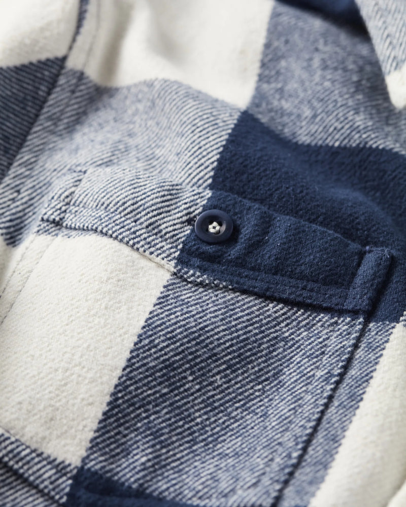 Frontier Flannel - Dove Bison Check