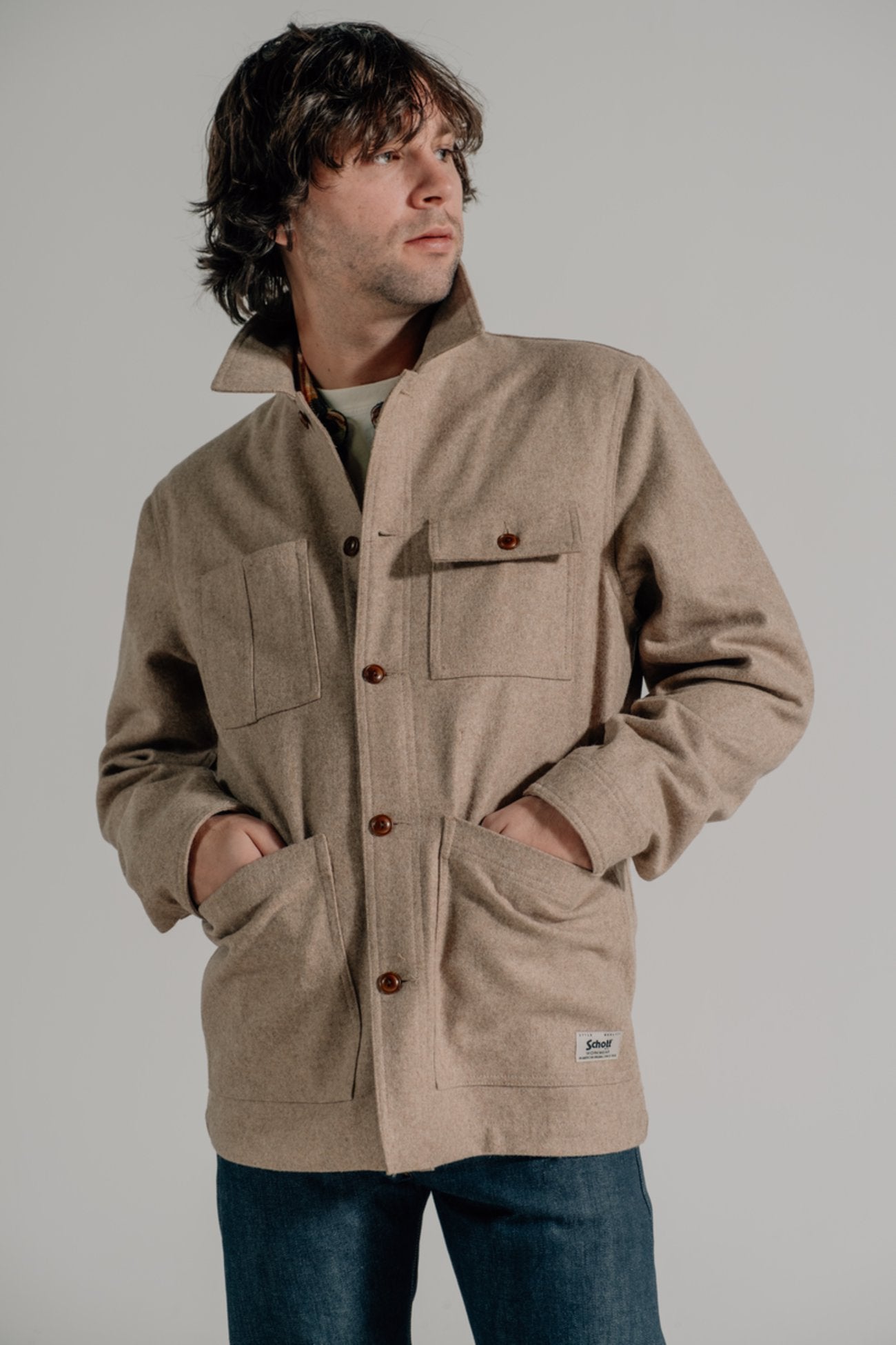 Wool Blend Chore Jacket