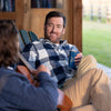 Frontier Flannel - Dove Bison Check