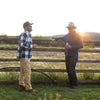 Frontier Flannel - Dove Bison Check