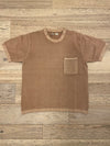 Azad S/S Pocket Flat Knitted Tee in Tea
