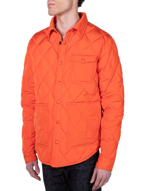 Down-Filled Quilted Shirt Jacket